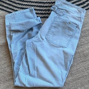 Anthropologie Pilcro Engineer Striped Jeans